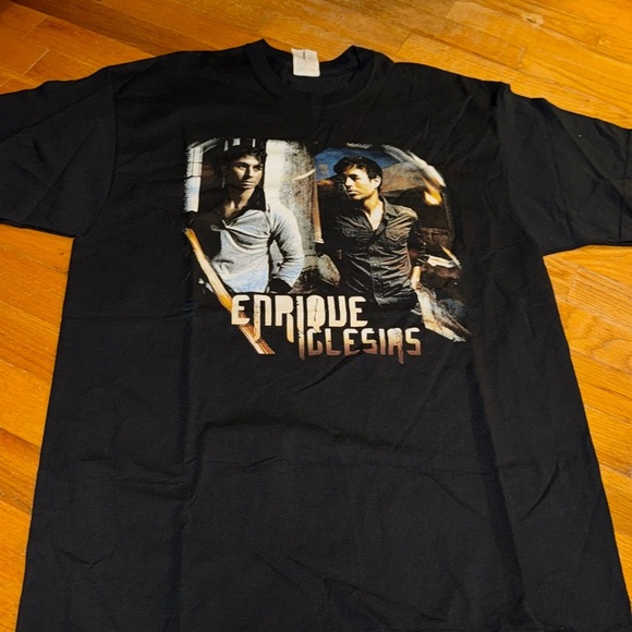 2011 Enrique Iglesias Euphoria Tour T-Shirt XL Black Cotton Short Sleeve - Picture 1 of 4